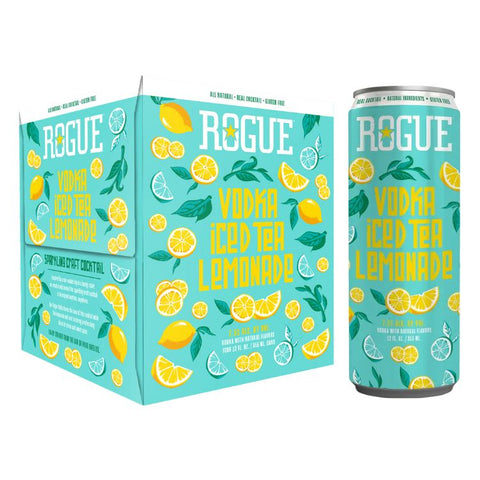 Rogue Spirits Lemonade Iced Tea Vodka - 12oz x 4