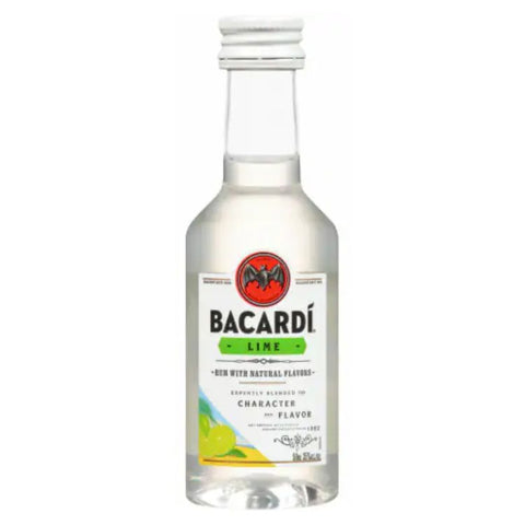 Bacardi Lime Rum - 50ml Mini Shot