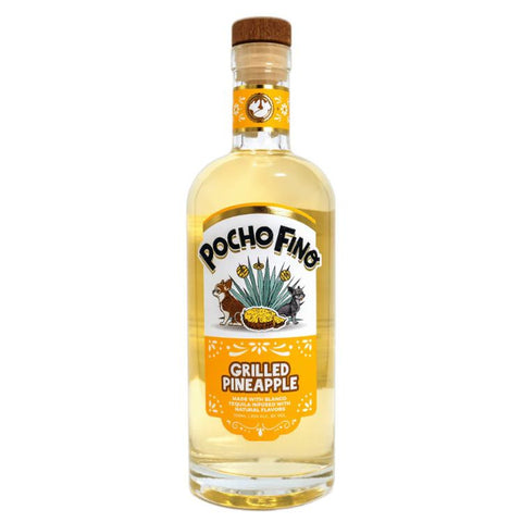 Pocho Fino Grilled Pineapple Tequila Blanco — 750ml, 40% ABV