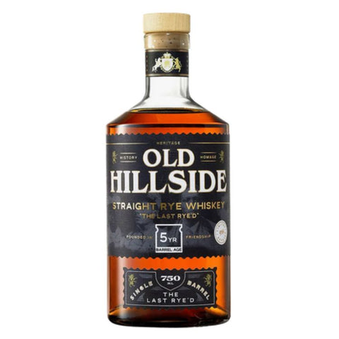 Old Hillside 5 Year The Last Rye'd Straight Rye Whiskey - 750ml