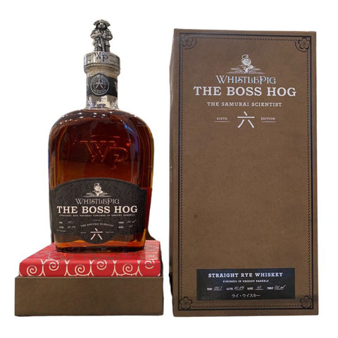 Whistle Pig The Boss Hog Rye Whiskey the samurai scientist - 750ml