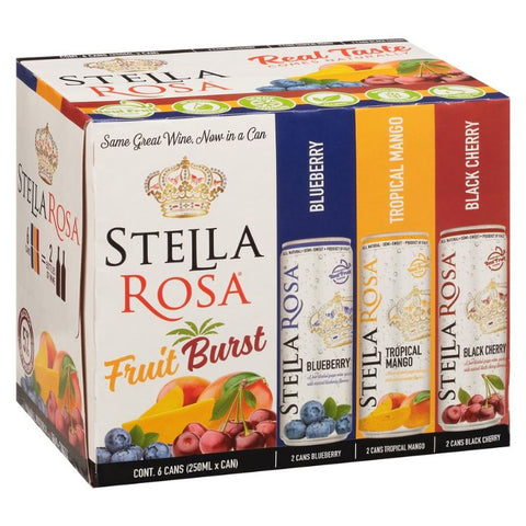Stella Rosa Fruit Blast Cans - 250ml x 6