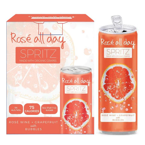 Rose All Day Rose Grapefruit Spritz - 250ml x 4
