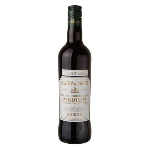 Savory & James 'Amontillado' Medium Sherry - 750ml x 3