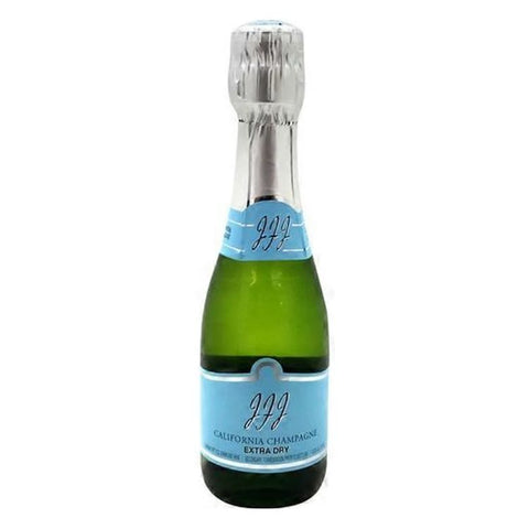JFJ Winery Extra Dry Champagne - 187ml x 3