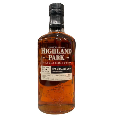 Highland Park Renaissance 13 Year Single Cask Scotch Whiskey- 750ml
