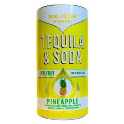 Dulce Vida Tequila & Pineapple Soda - 200ml x 4