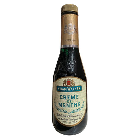 Hiram Walker Creme De Menthe Dark Liqueur - 375ml
