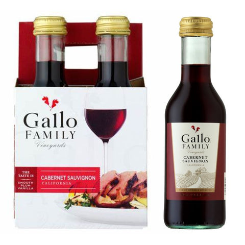 Gallo Family Cabernet Sauvignon - 187ml x 4