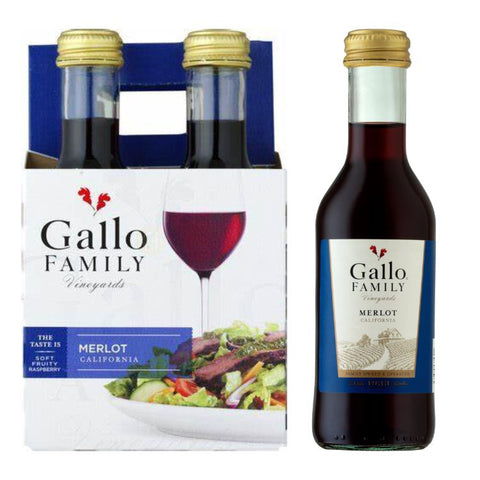 Gallo Family Merlot - 187ml x 4