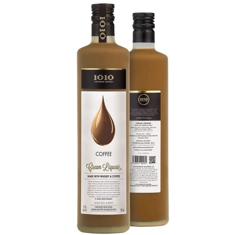 1010 Drinks Whisky Coffee Cream Liqueur - 750ml