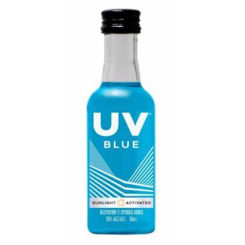 UV Blue Vodka - 50ml Mini Shot