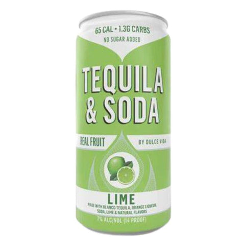 Dulce Vida Tequila & Lime Soda - 200ml x 4