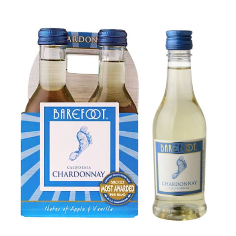 Barefoot Cellars Chardonnay - 187ml x 4