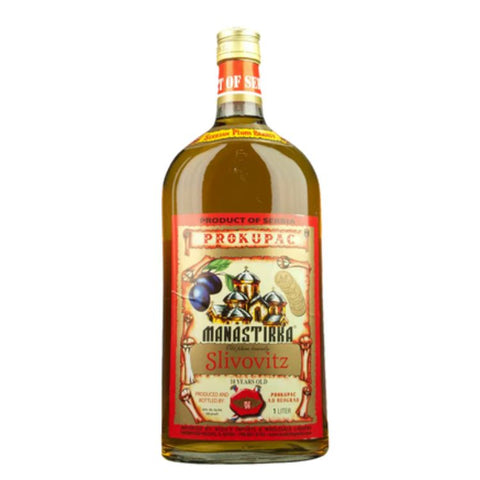 Prokupac Manastirka Slivovitz Plum Brandy 10 Years Old - 750ml