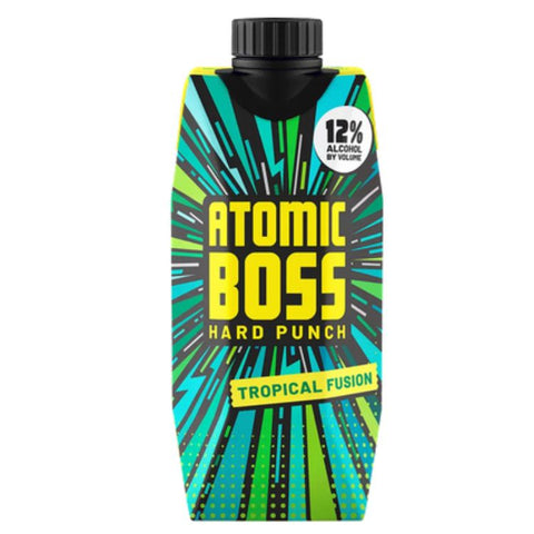 Atomic Boss Hard Punch Tropical Fusion 500ml x 3