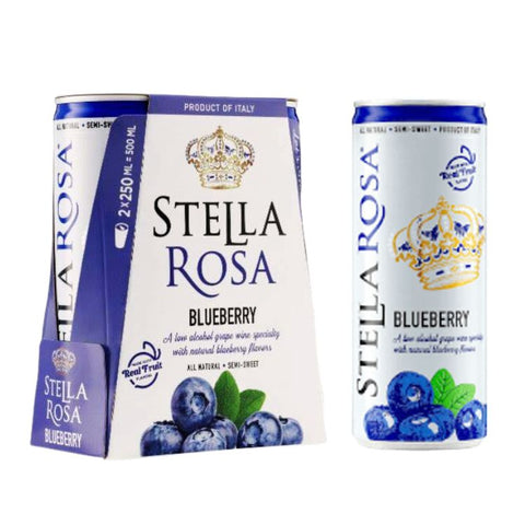 Stella Rosa Blueberry Cans - 250ml x 2