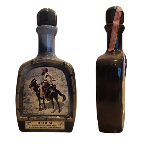Jim Beam Decanter 10 Year Remington's The Indian Trapper 1979 Bourbon Whiskey - 750ml