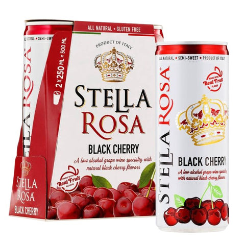 Stella Rosa Black Cherry Cans - 250ml x 2
