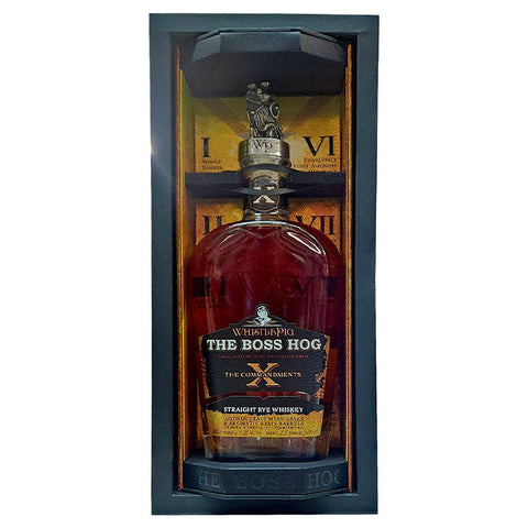 WhistlePig Boss Hog X The Commandments Straight Rye Whiskey - 750ml