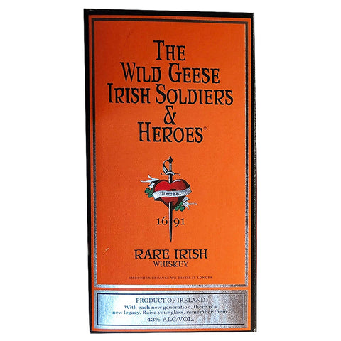 The Wild Geese Irish Soldiers & Heroes Rare Irish Whiskey - 750ml