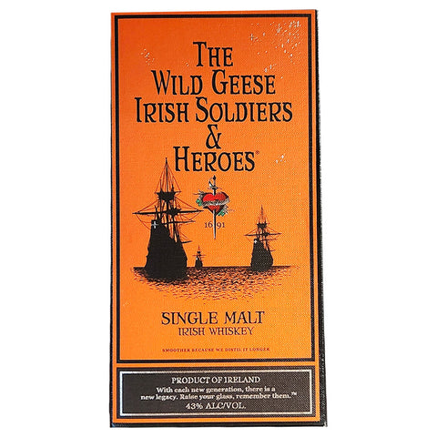 The Wild Geese Irish Soldiers & Heroes Single Malt Irish Whiskey - 750ml