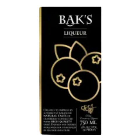 Bak's Cranberry Liqueur - 750ml