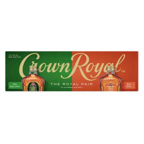 Crown Royal Peach and Regal Apple - 50ml x 10