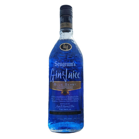 Seagram's Blue Beast Ginsing Gin- 750ml