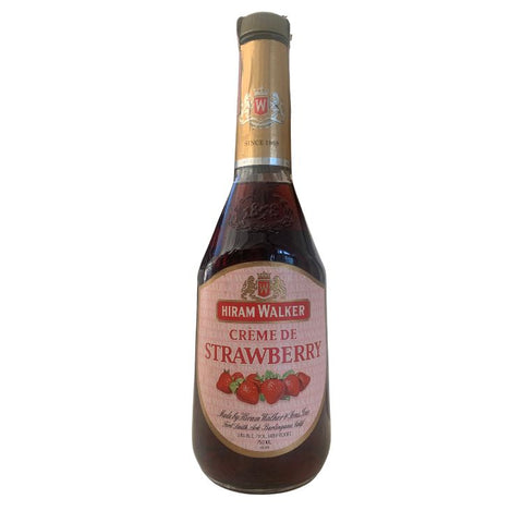 Hiram Walker Creme De Strawberry Liqueur - 750ml
