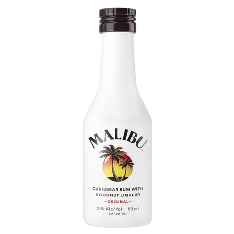 Malibu Coconut Liqueur Rum - 50ml Mini Shot