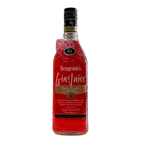 Seagram's Red Fury Ginseng Gin - 750ml