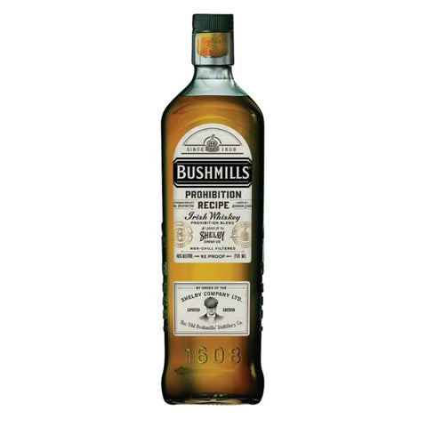 Bushmills Prohibition Recipe Peaky Blinders Irish Whiskey - 750ml