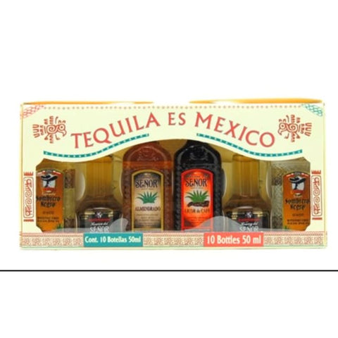 Senor Miniature Set Tequila - 50ml x 10 Mini Shots