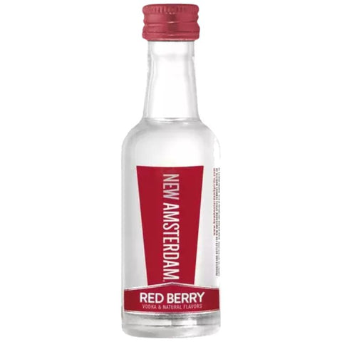 New Amsterdam Red Berry Vodka - 50ml Mini Shot
