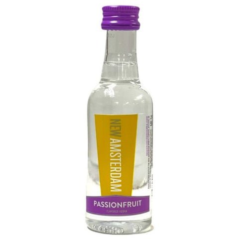 New Amsterdam Passionfruit Vodka — 50ml Mini Shot | 35% ABV