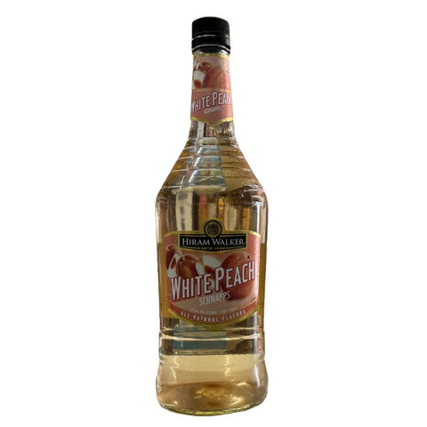 Hiram Walker white Peach Schnapps - 1L
